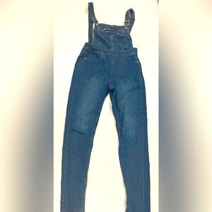 90s Throwback Straight Legged Vintage H&M Medium Slim Junior Fit Denim Overalls